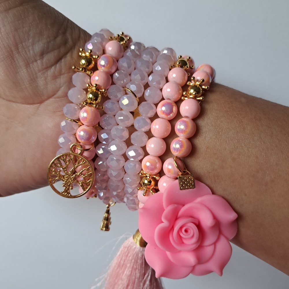 Pink bracelet weekly